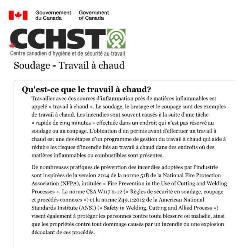 Soudage travail à chaud