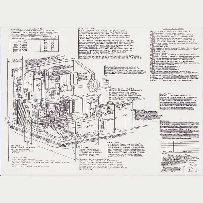 Plan Gr electrogène